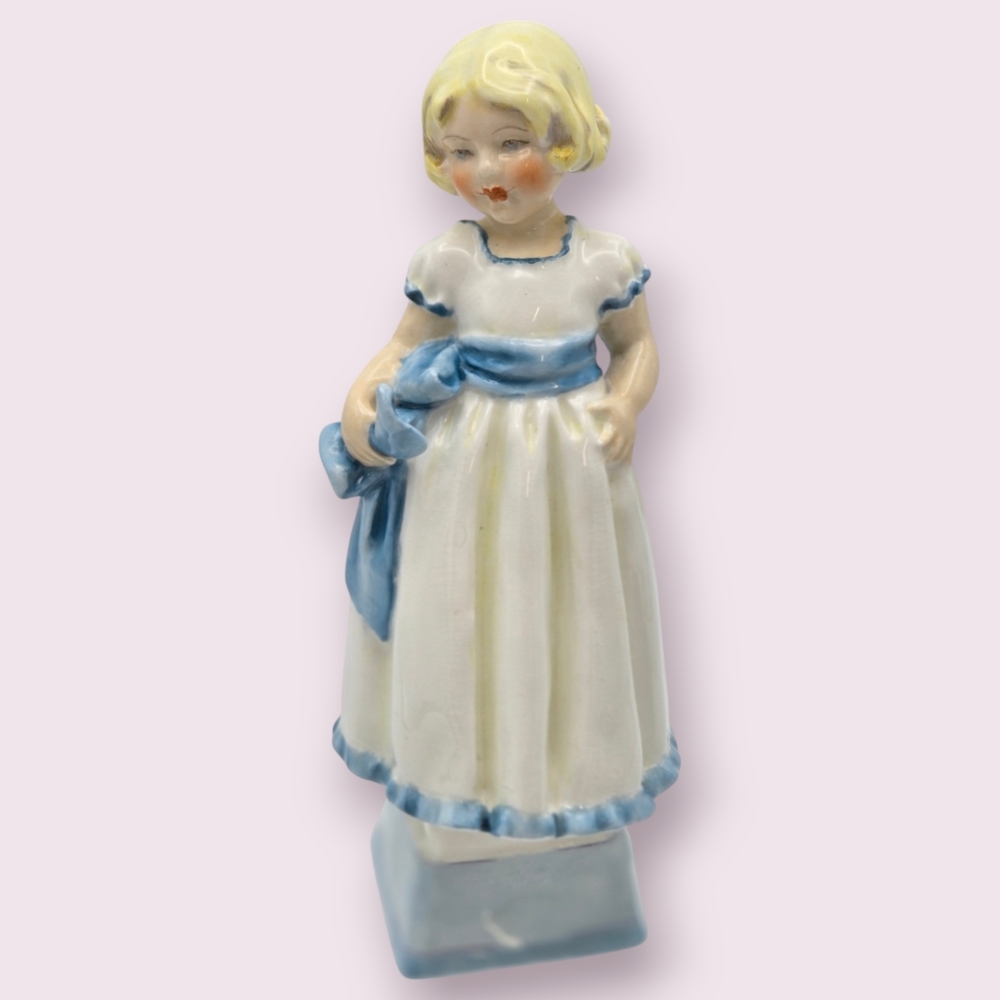 Vintage Royal Worcester Monday's Child is Fair of Face Figurine # 3257
